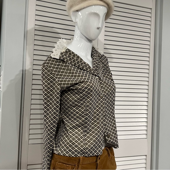Vintage Plaid Button Down Blouse - Picture 11 of 11